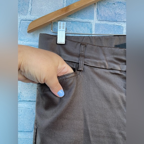 Bevy Flog exposed button fly vegan leather pants size 30 /10 - Picture 8 of 16